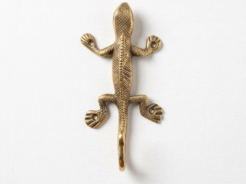 Ferramenta: Crochet lezard en bronze chichak – Nuovo (secondo la descrizione) da Lausanne venduto da Toko_Lausanne