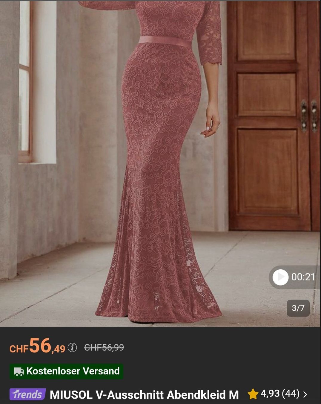 Vestiti: Brautjungfernkleid Altrosa L – Nuovo (secondo la descrizione) da Büttikon AG venduto da PAM120319 5