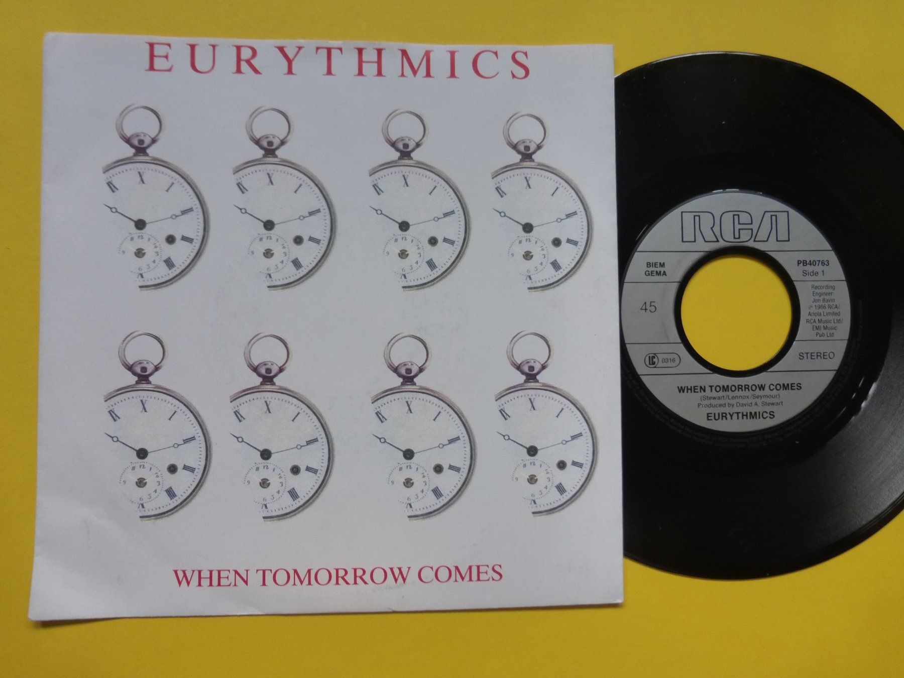 Dischi in vinile: Eurythmics – When Tomorrow Comes – Usato da Zürich venduto da Swiss57