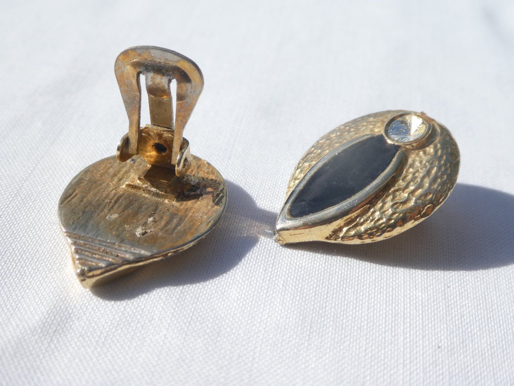 Orecchini pendenti & Orecchini a lobo: Vintage Ohrclips, Modeschmuck – Usato da Gattikon venduto da kaandooh 2