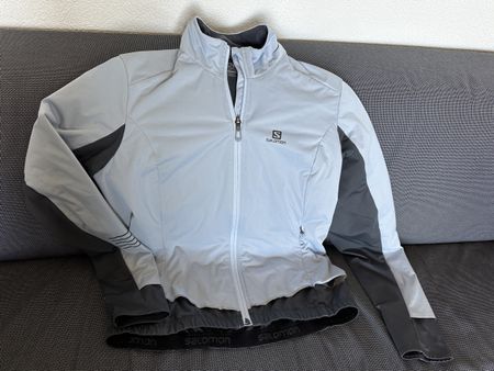 Salomon Lightning veste femme taille S bleu claire
