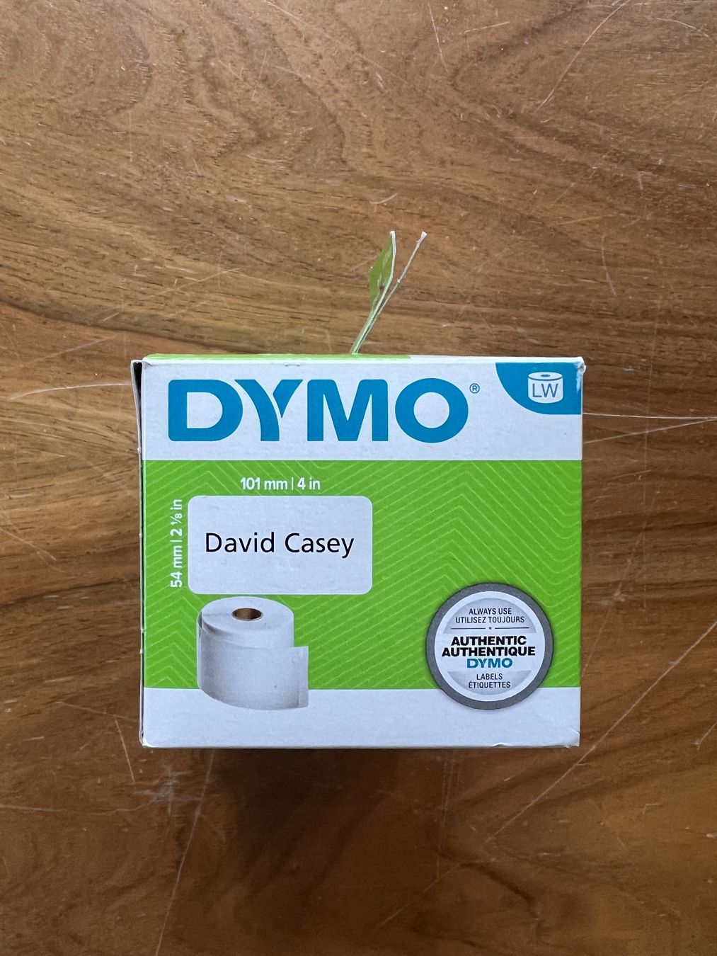 Dymo Sticker: Dymo Etikettenrolle 54 x 101mm – Nuovo e nell'imballaggio originale da Grindelwald venduto da wand_24 2