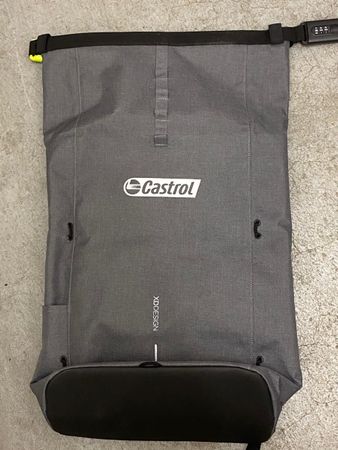 Castrol XD Design backpack, rolltop, grey