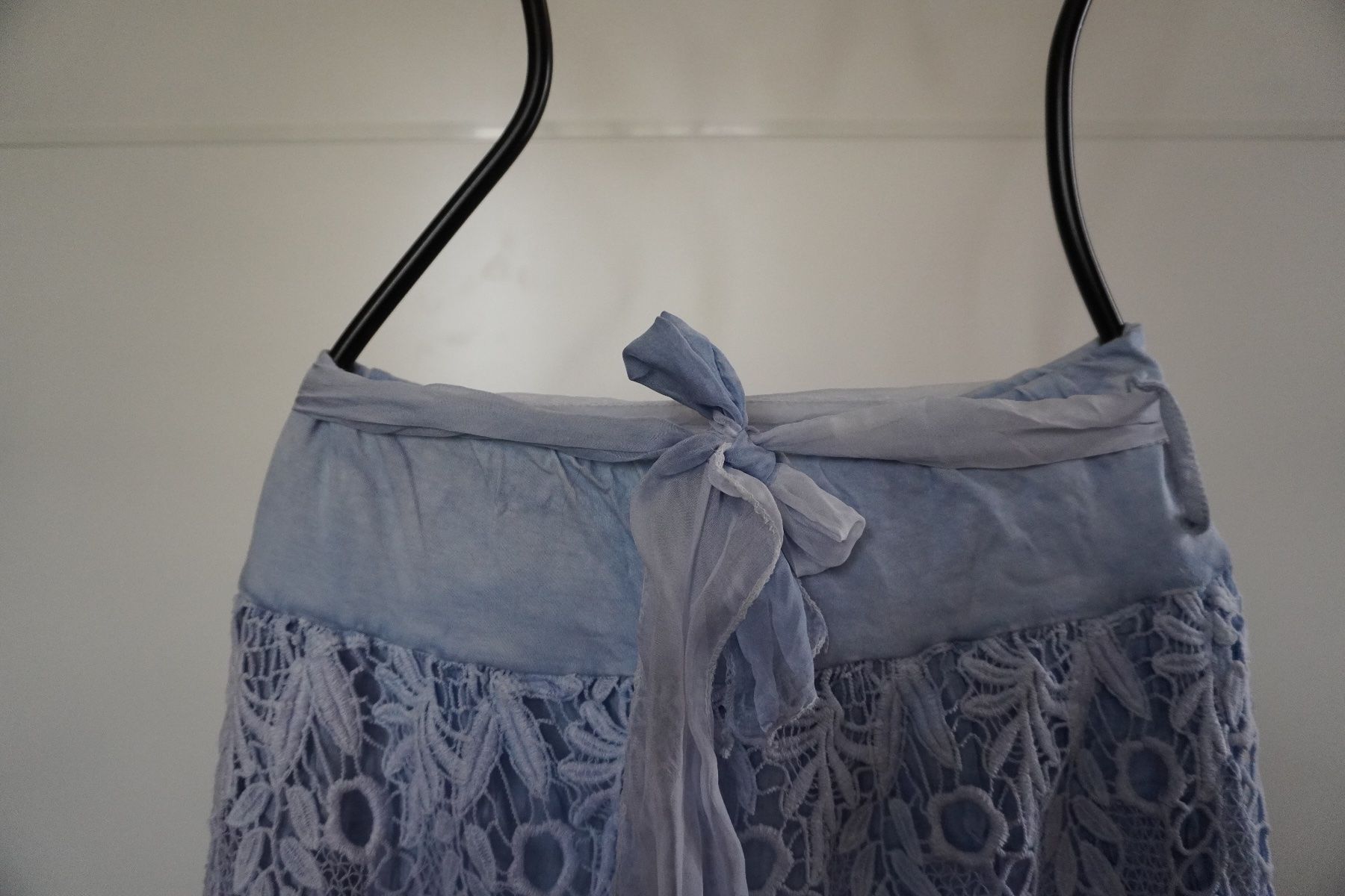 Gonne: Hübscher, blauer Sommerrock mit Spitze, Grösse 38/M – Usato da Uster venduto da aur_rtd8 2