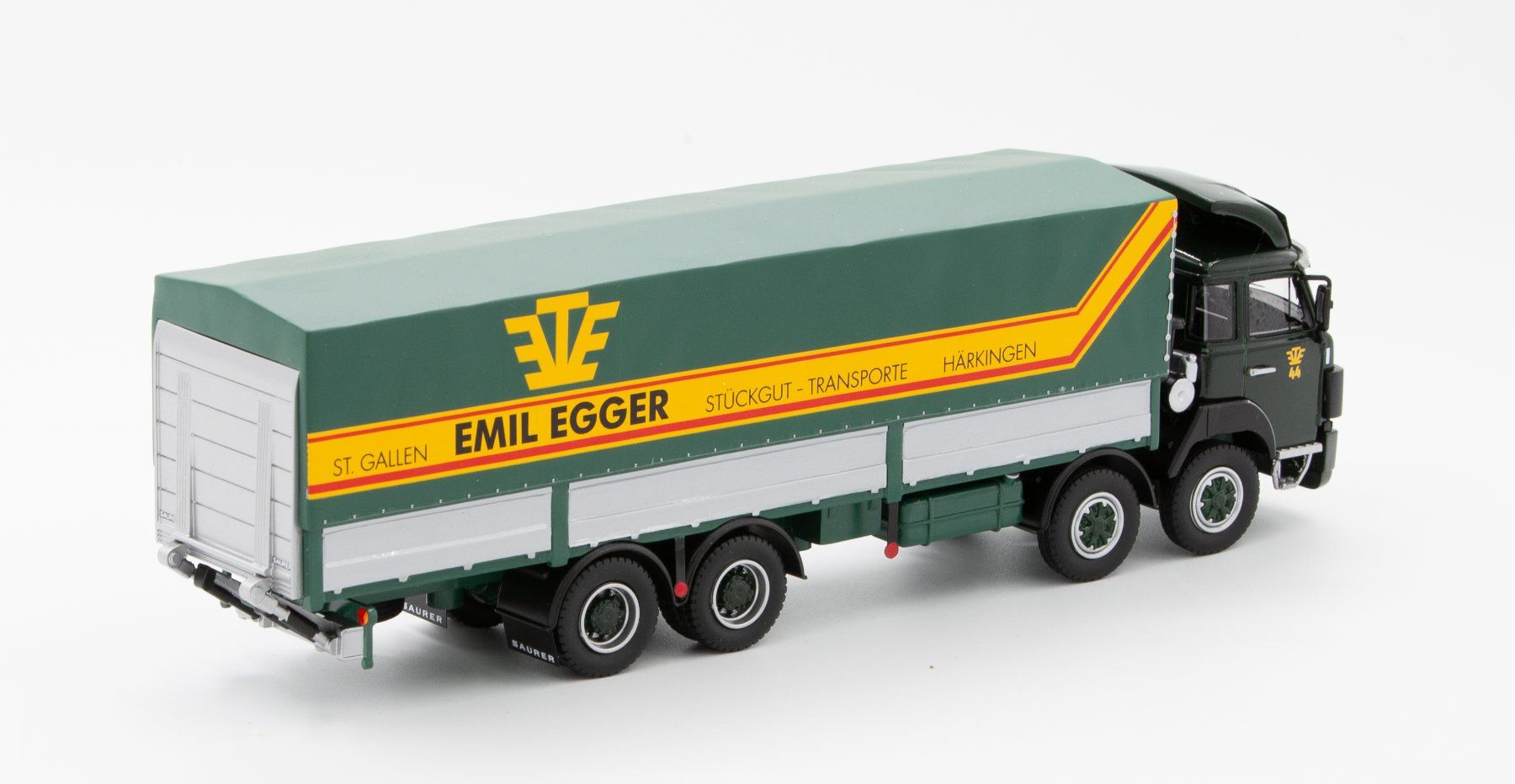 Kit di modellismo & Modellini statici: SAURER 8x4 EMIL EGGER, Sammlermodell – Nuovo e nell'imballaggio originale da Basadingen venduto da Gpf165 1