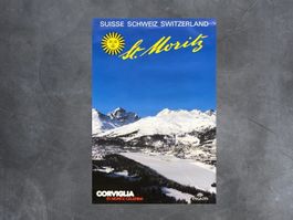 Plakat St.Moritz Corviglia