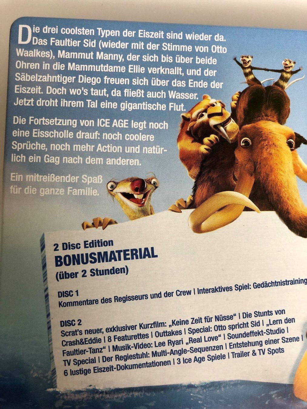 Tutti i DVDs: DVD - ICE AGE 2 – Usato da Gommiswald venduto da Aloha.Spirit 2