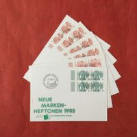 FDC 1985 Neue Markenheftchen Volksbräuche mit Ortsstempel