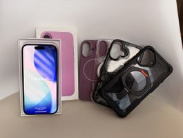 iPhone 16 pink (128 GB) inkl. Hüllen - TOP ZUSTAND!