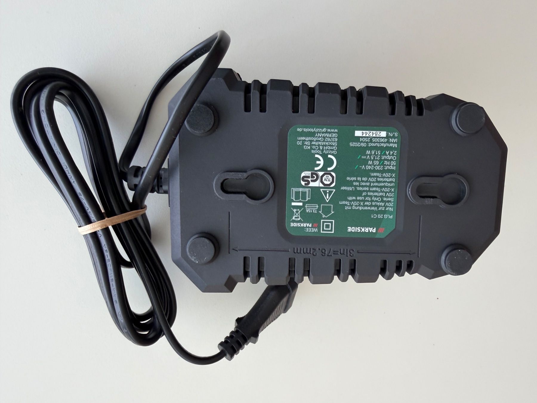 Parkside Caricatori & Batterie: Parkside chargeur 20 V – Nuovo e nell'imballaggio originale da St-Gingolph venduto da GoldenKeys 1