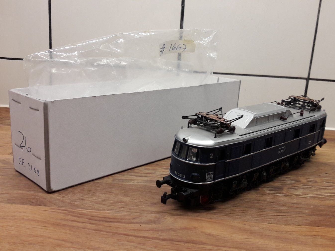 LOCOMOTIVE RIVAROSSI E19 11 bleue - Jeux & Jouets