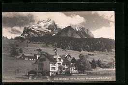 Wildhaus, Kurhaus Rösliwies mit Schafbe