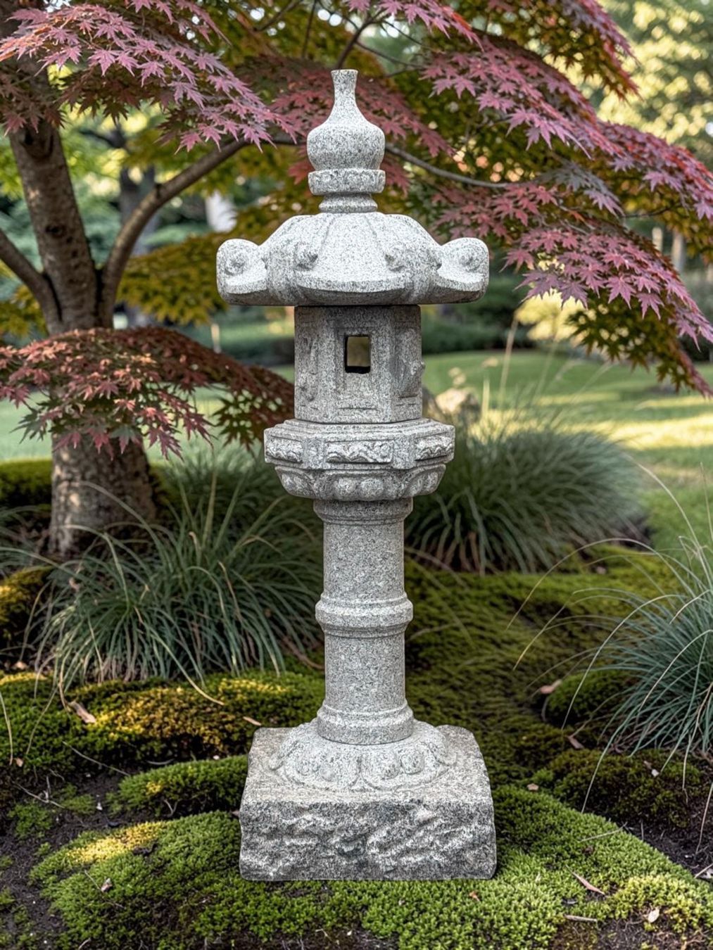 Laternen: Kasuga Granit Steinlaterne Pagode Gartenlaterne 130cm groß – Gebraucht aus Hilpoltstein von TOMTAO88