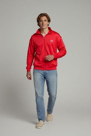Kappa Sport Rote Trainingsjacke - Offizielles U.S.