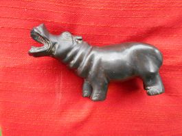 Nilpferd Hippo aus Kupfer ca. 1,222 kg