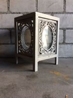 Windlicht / Kerzenständer „Shabby Grey“