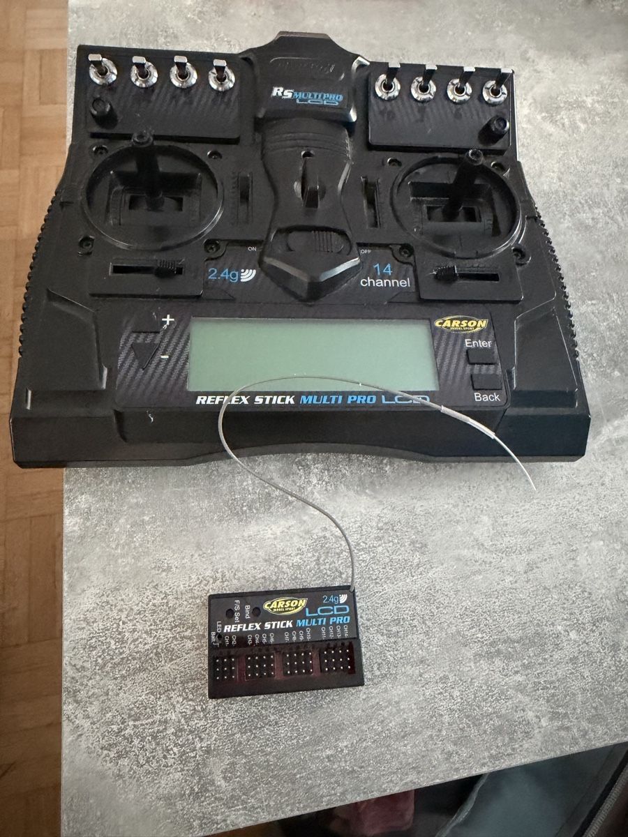 Carson RC Modellbau: Fernsteuerung Carson Reflex Stick Multi Pro 14 Kanal LCD – Gebraucht aus Solothurn von scania6200 5