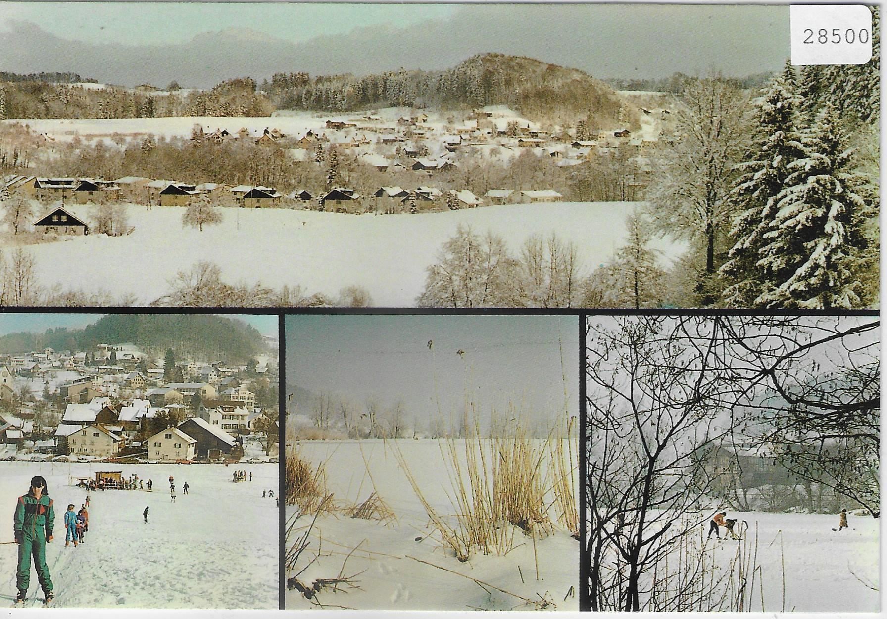 Cartoline postali: Weisslingen ZH - Im Winter mit Skilift – Usato da Ettingen venduto da Kartenplanet
