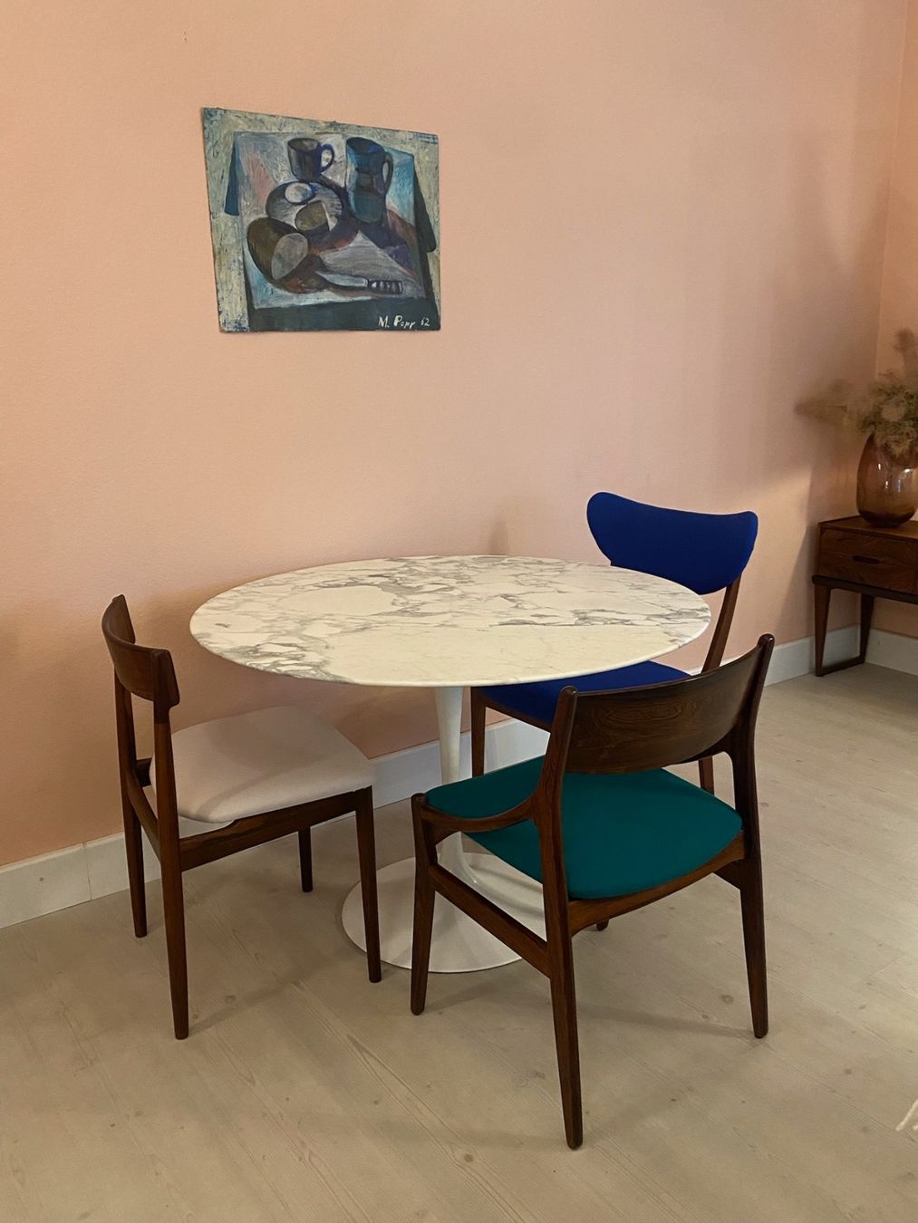 Tavoli: Original Saarinen Tulip Table Esstisch Marmor Knoll Int. – Usato da Basel venduto da MidMod20C 1