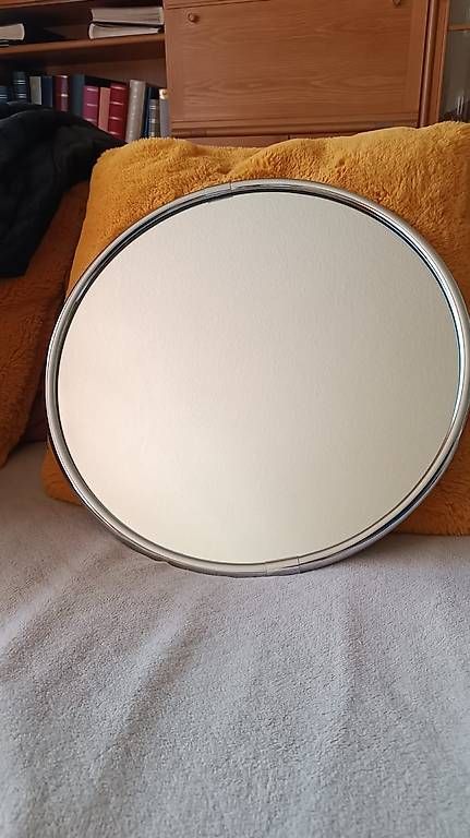 Spiegel: Miroir à bords métalliques 46 cm – Gebraucht aus Fully von Cyrilos 2
