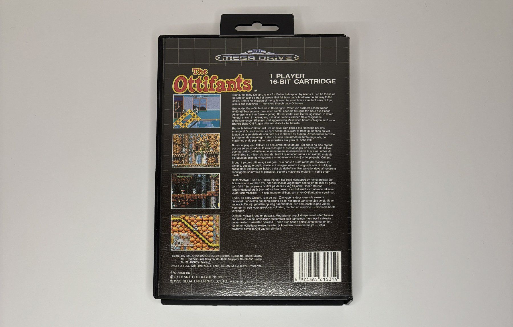 Sega Spiele: MD - The Ottifants – Gebraucht aus Allschwil von Bullach 2
