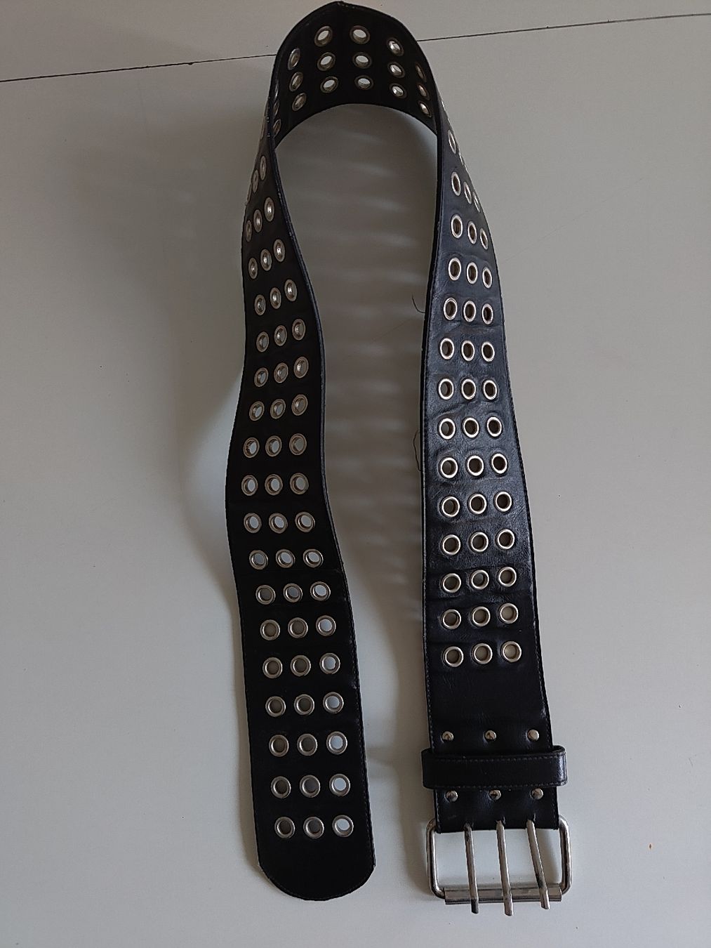 Cinture: Echtledergurt mit Rundnieten 112cm – Nuovo (secondo la descrizione) da Raron venduto da hochheiliger