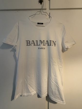 T-shirt Balmain Paris bianco taglia M nuovo
