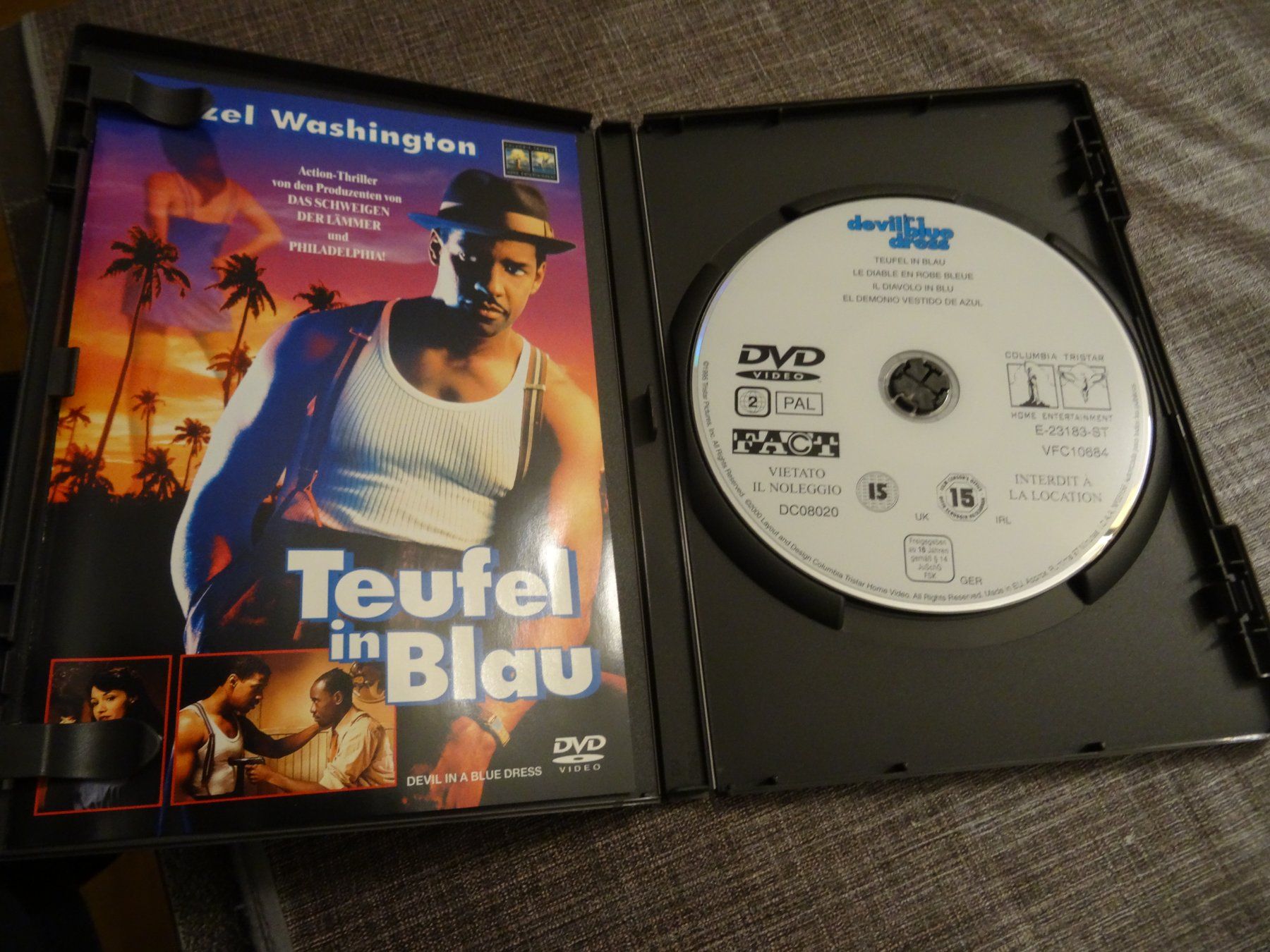 Tous les DVDs: DVD Teufel in Blau Denzel Washington – D'occasion à Olten par Disc-Verkauf 1