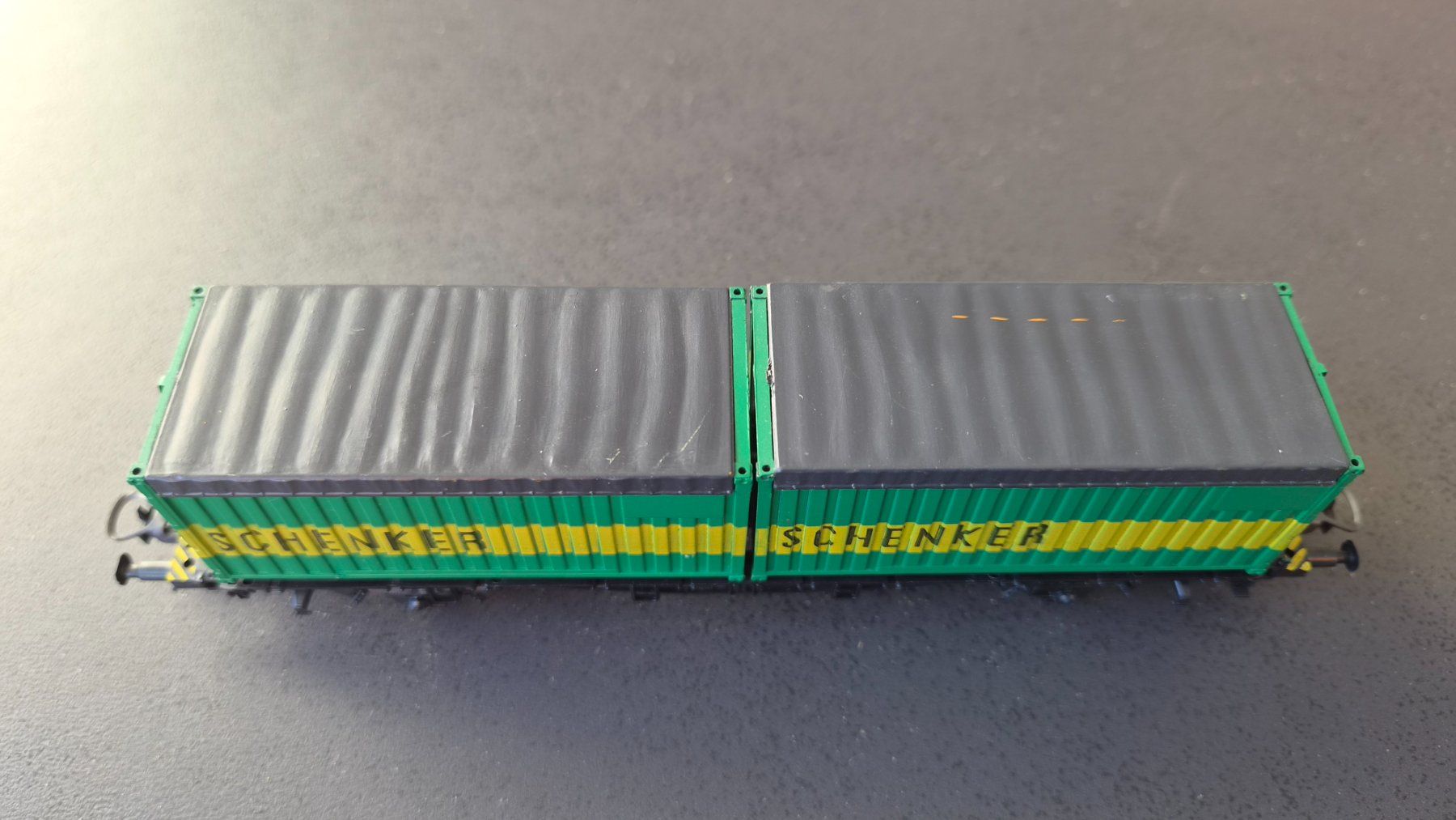 Roco Trains électriques: Roco Containerwagen Schenker H0 DC – D'occasion à Huttwil par Tgv03 4