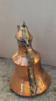 Antike Kupfer und Messing Kanne, verziert, 38 cm Hoch