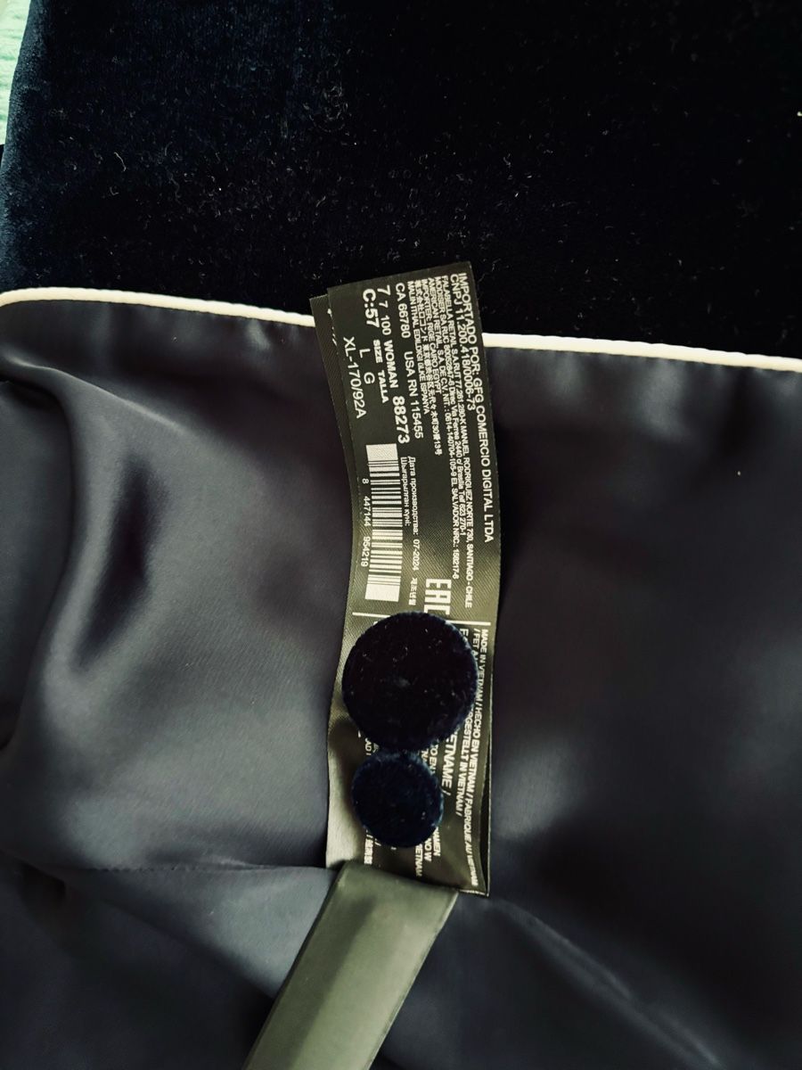 Mango Giacche: Blazer velours bleu marine – Nuovo e nell'imballaggio originale da Genève venduto da mur_h768 2