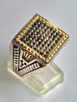 Schwarze Diamanten Fingerring