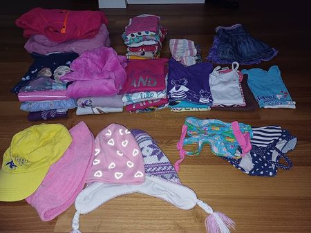 43teiliges Kleider Set, Gr. 110/116, Mädchen