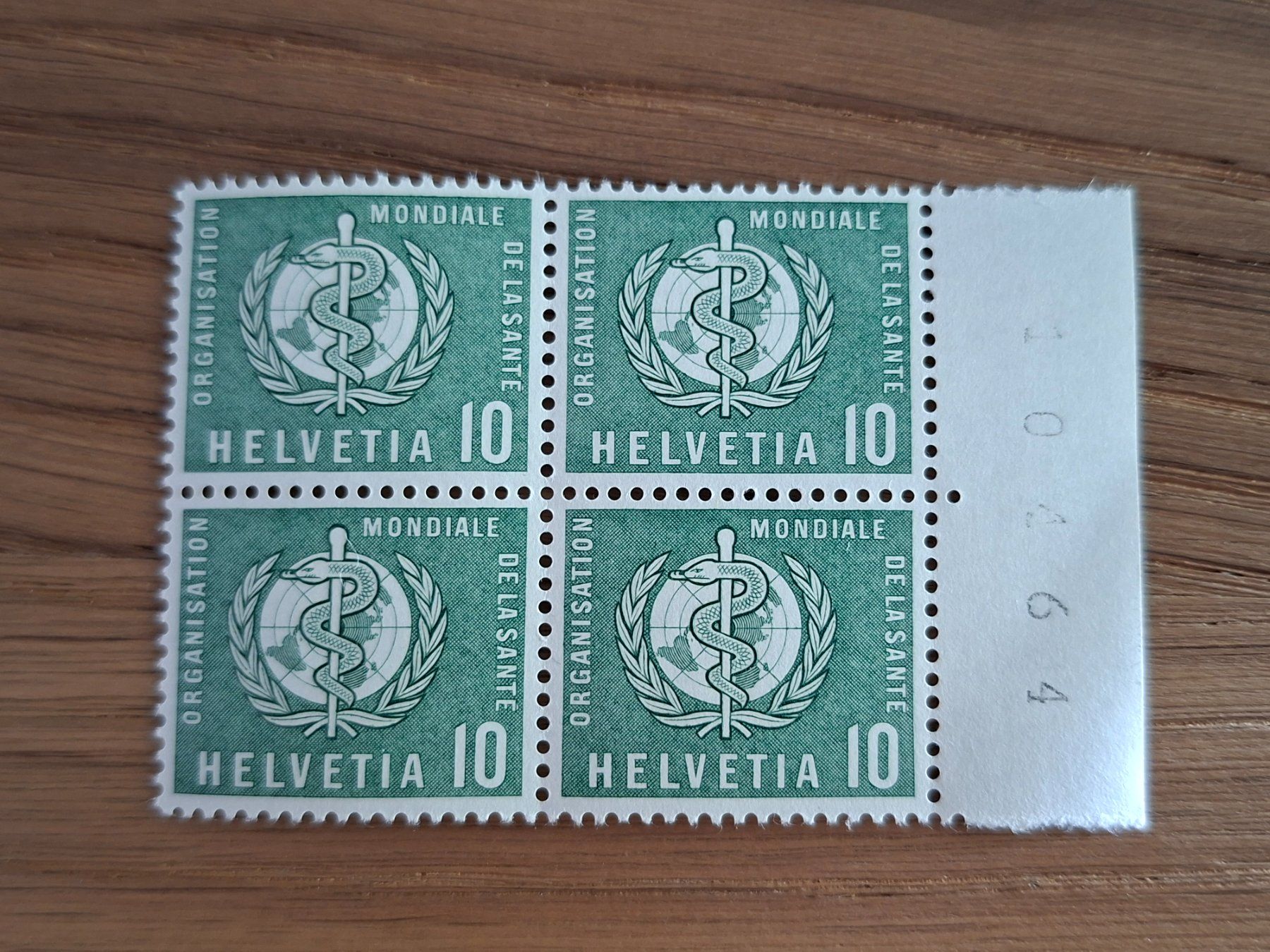 Tutti i francobolli: Dienstmarken: 4er Blocks. OMS – Nuovo (secondo la descrizione) da Hinterkappelen venduto da 1399 3