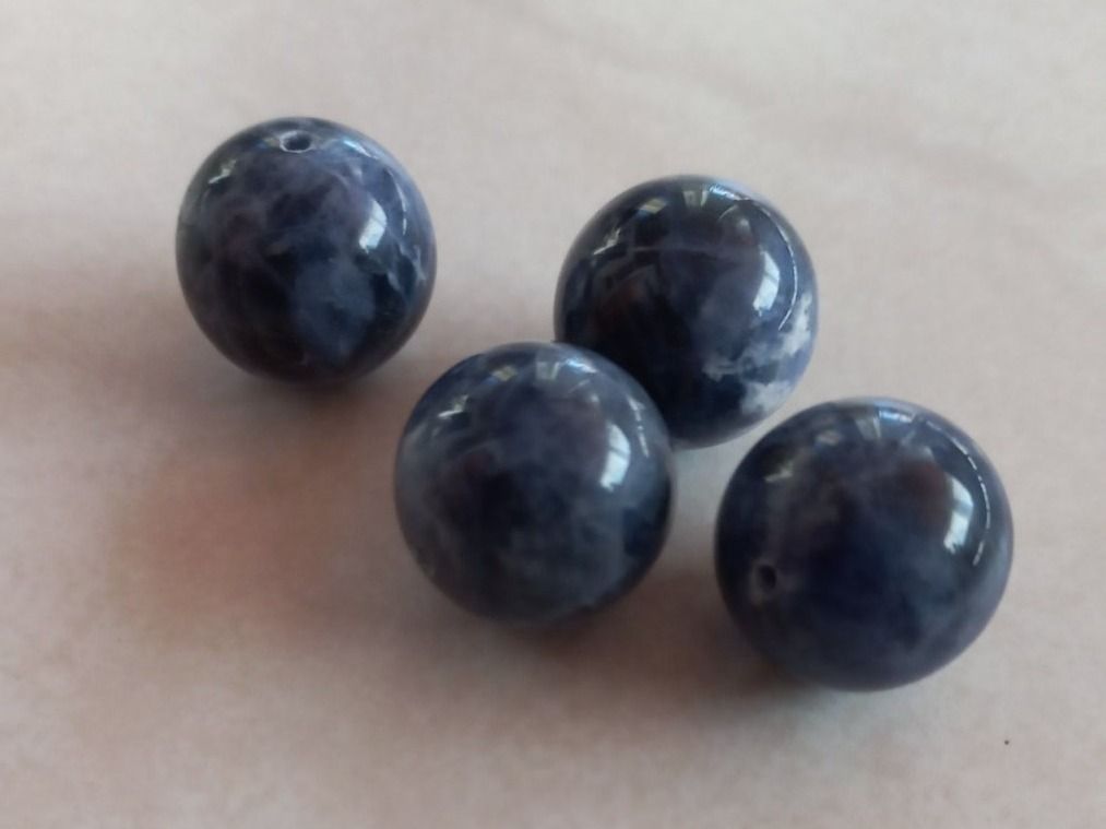 Pietre preziose: 4 Sodalith Steine, D:16mm – Nuovo e nell'imballaggio originale da Winistorf venduto da acreativ2 1