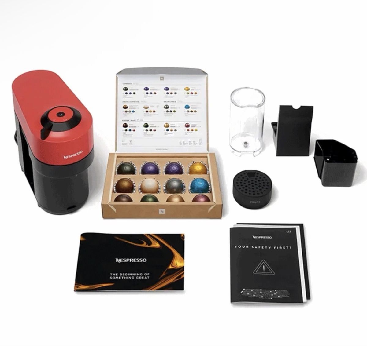 Nespresso Macchine per caffè & Macchine per espresso: Nespresso Krups Essenza Mini White Coffee Machine – Nuovo e nell'imballaggio originale da Horgen venduto da bat_sl9h 1