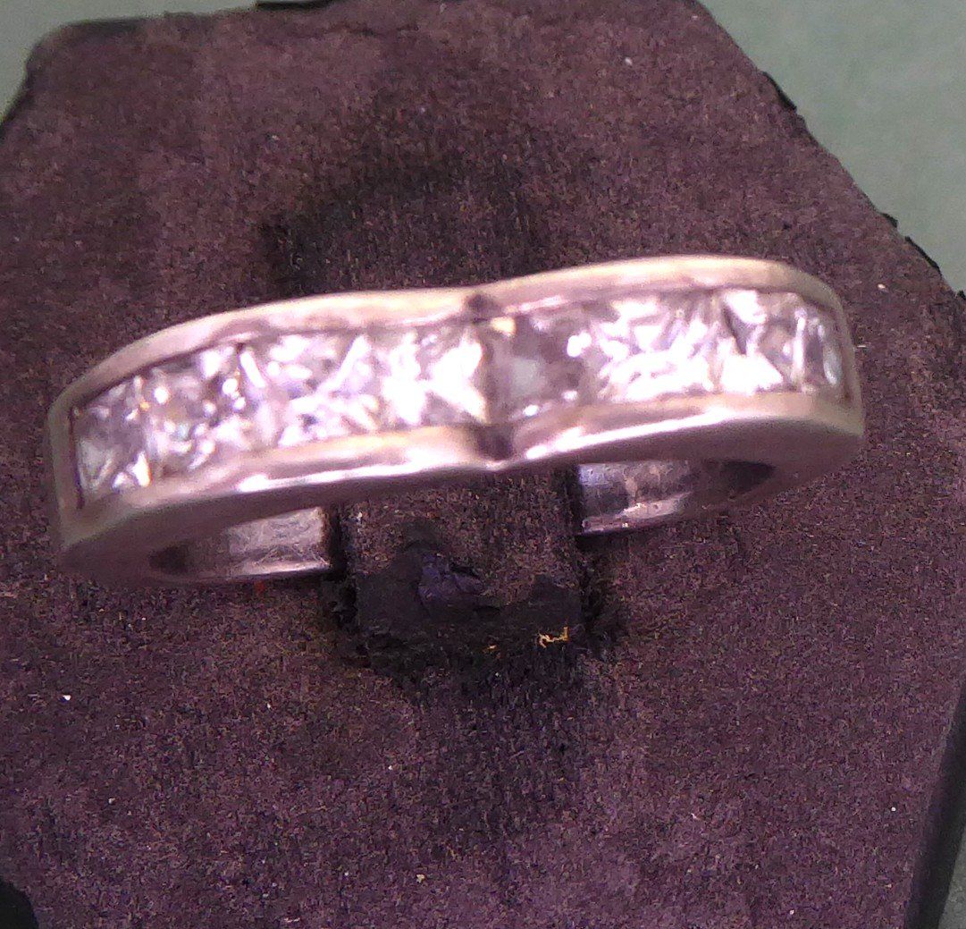 Anelli: Ring 925 Silber mit synthetischen Steinchen – Usato da Muri AG venduto da silvermouse007 1