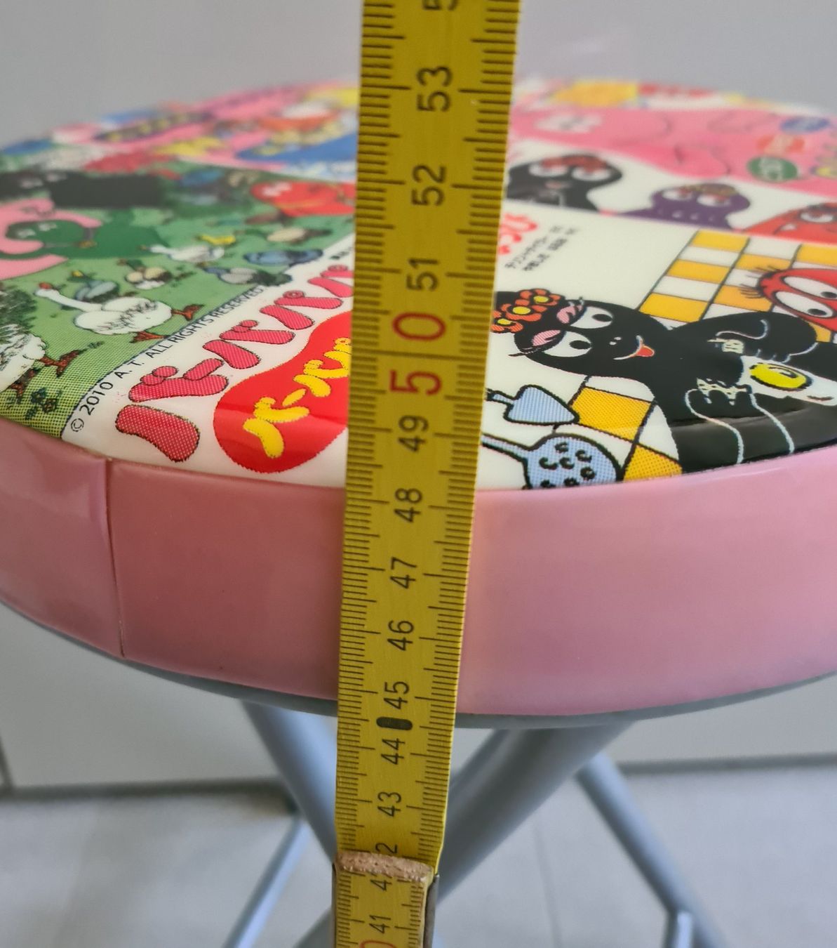 Sgabelli: Barbapapa Hocker mit diversen Sujets auf Sitzfläche – Nuovo e nell'imballaggio originale da Winterthur venduto da bibummi 9