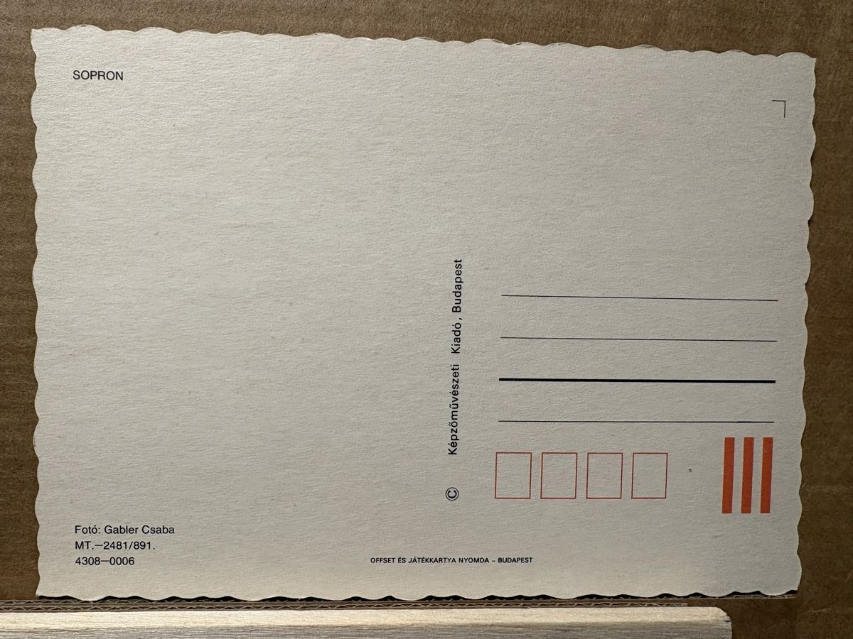 Cartoline postali: AK von Sopron / Budapest – Usato da Rümlang venduto da Kartenpost1 1