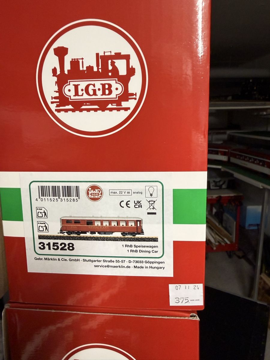 LGB Modellini di ferrovie: LGB SCHNELLZUGWAGEN-SET NEU – Nuovo e nell'imballaggio originale da Sempach venduto da Wewa1 4