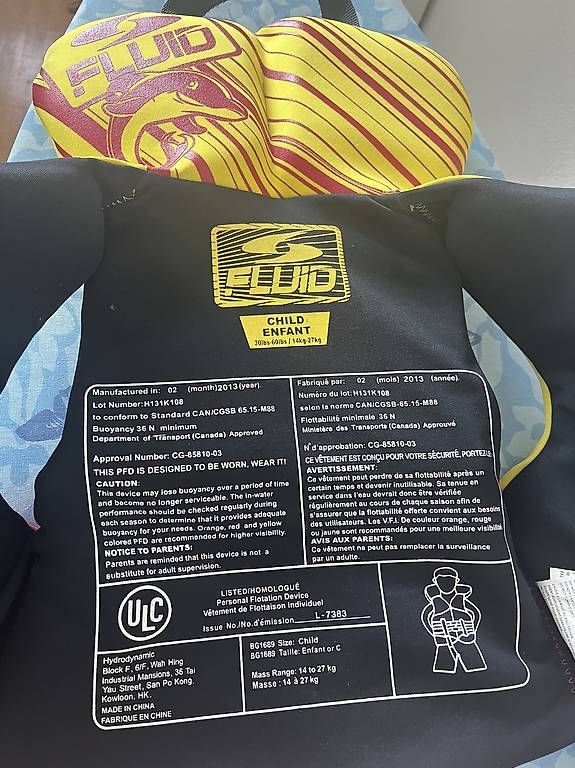 Giubbotti di salvataggio: Gilet de sauvetage FLUID – Usato da Onex venduto da Mureca 1