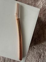 Gesichtsrasierer ohne Klinge für glatte Haut, Rosegold