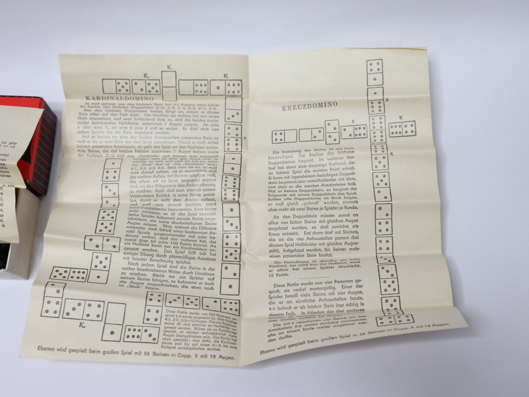 Giochi: Vintage Holz Domino 28 Steine – Usato da Eschenbach SG venduto da Astalavista 3