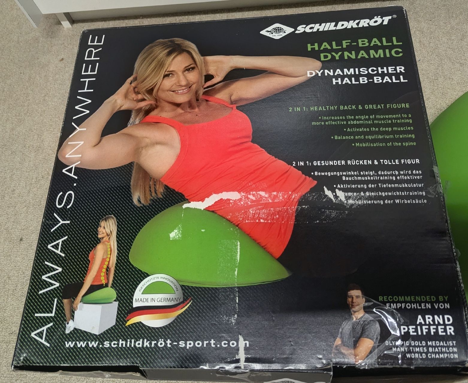 Hometrainer: Balance half ball - von Schildkröt – Usato da Niederrohrdorf venduto da _Mr.NiceGuy_ 2