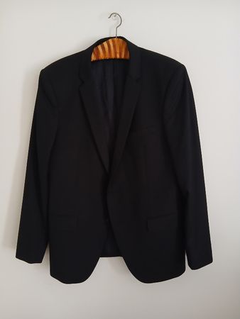 Interview Sarar Black Men Jacket Size 52