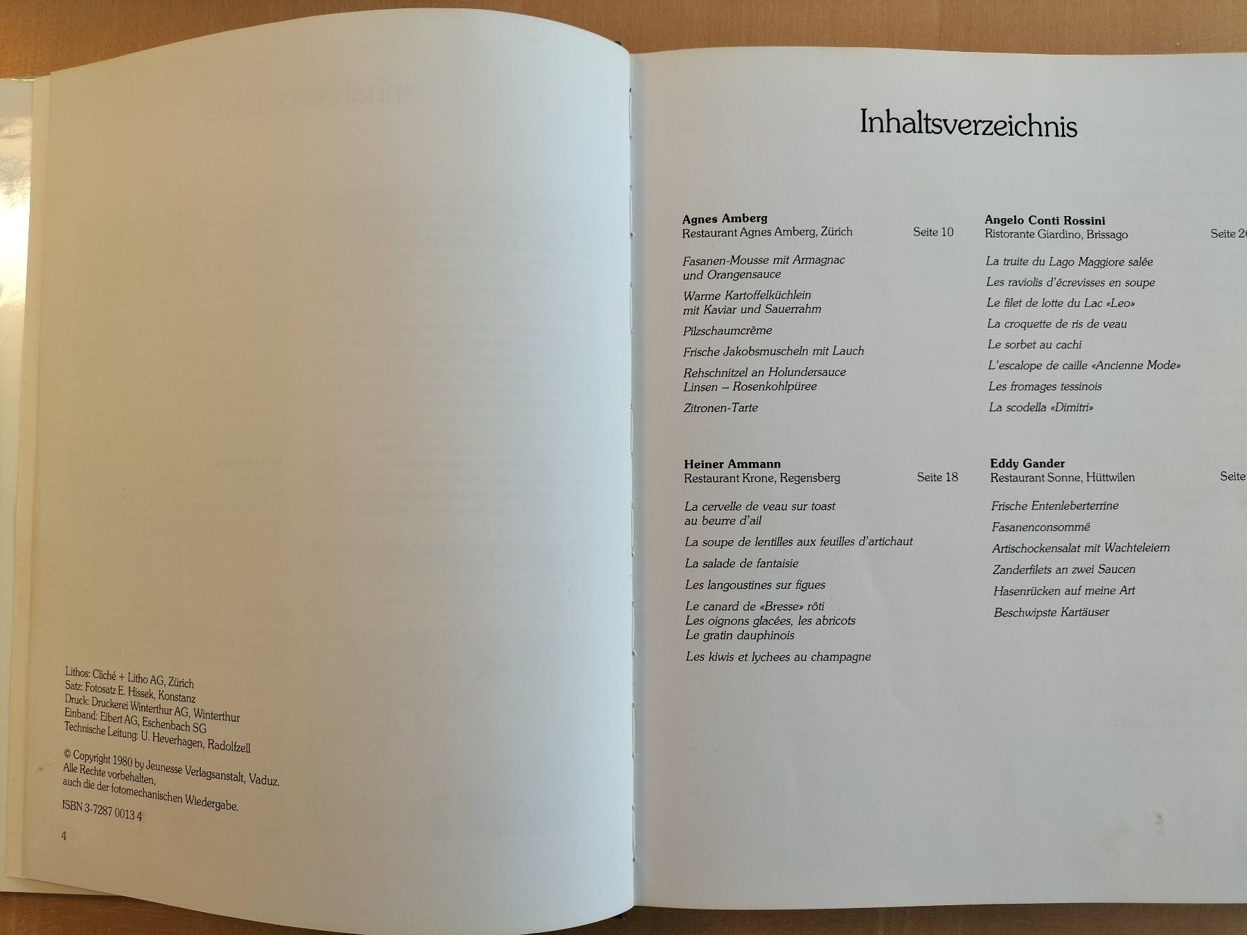 Libri: Rezeptbuch "20 Schweizer Spitzenköche" – Usato da Schaffhausen venduto da Bbbaloo 2