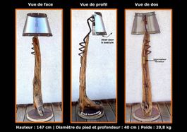 Lampe sur pied PiM creattive lights : pièce unique