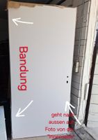 Brandschutztüre 2021x958x42mm mit Rahmen weiss Neu