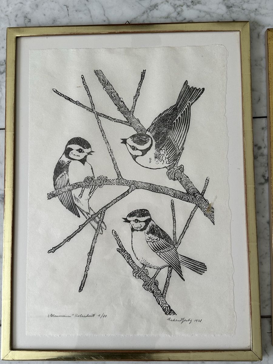 Xilografie: Richard Juby | 3 Original-Holzschnitte – Usato da Baar venduto da pat_sr55 2