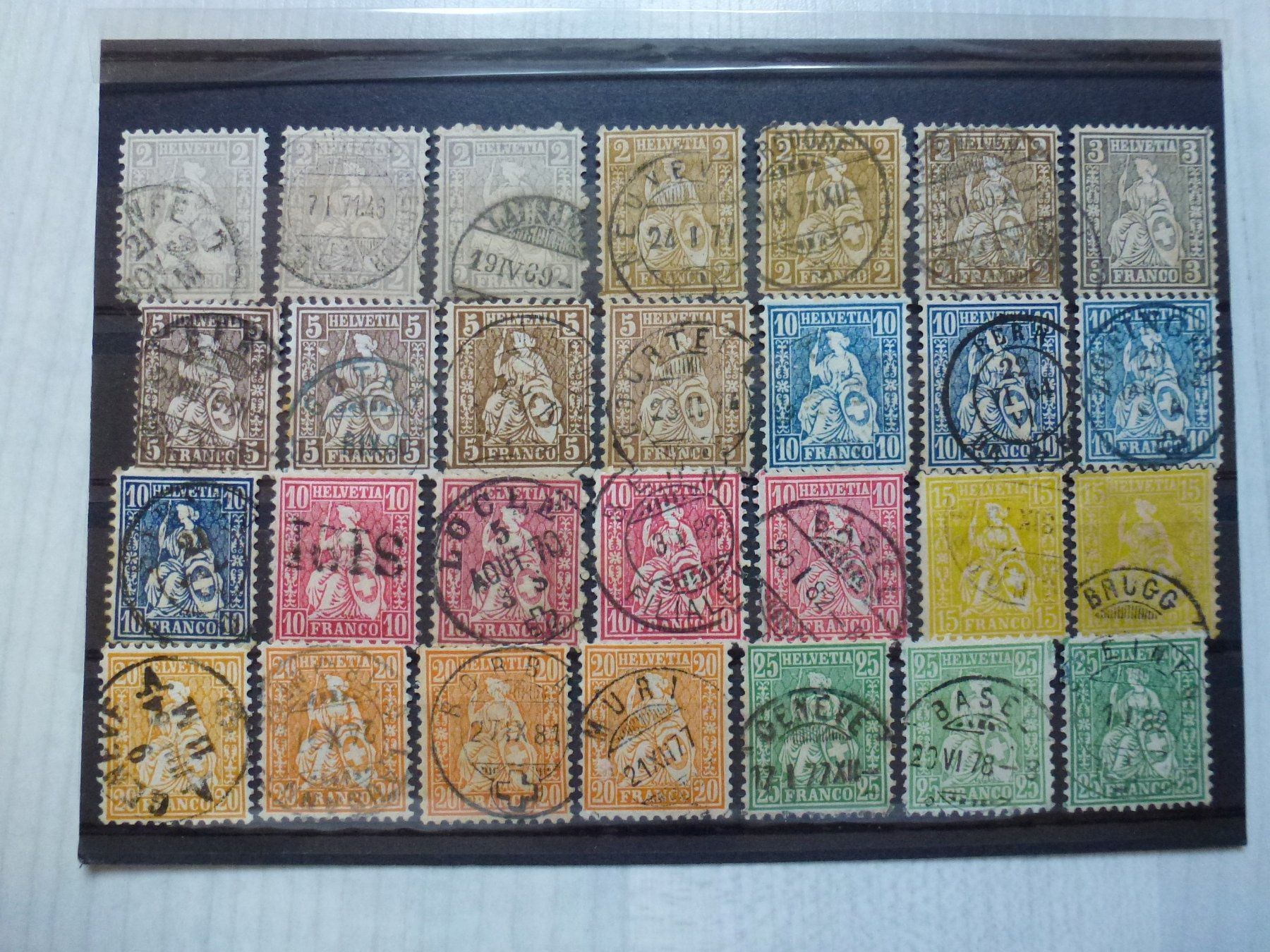 Tutti i francobolli: ++ Schöne Altschweiz Sammlung ab Strubel u.s.w. – Usato da Walkringen venduto da Casablanca777 2